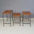 Teak and Metal Nesting Tables, 1950s, Set of 3 For Sale - Image 4 of 7