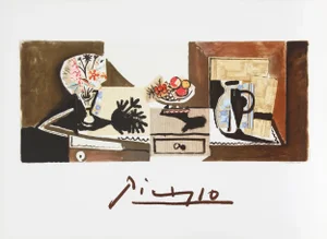 1980s "Nature Morte" Lithograph After Pablo Picasso