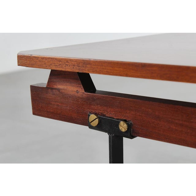 Mid-Century Iron and Teak Coffee Table from Home Torino, 1960s For Sale - Image 15 of 18