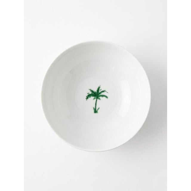 Fern & Co. X Anthropologie "The Palm Collection" Porcelain Small Bowls - Set of 4 For Sale - Image 4 of 10
