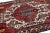 Persian Vintage Handmade Persian Red Geometric Wool Rug 4'2" X 6'4" For Sale - Image 3 of 11