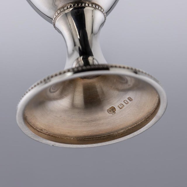 20th Century Elizabeth II Silver Punch Set by C. J. Vander, 1973, Set of 8 For Sale - Image 11 of 18