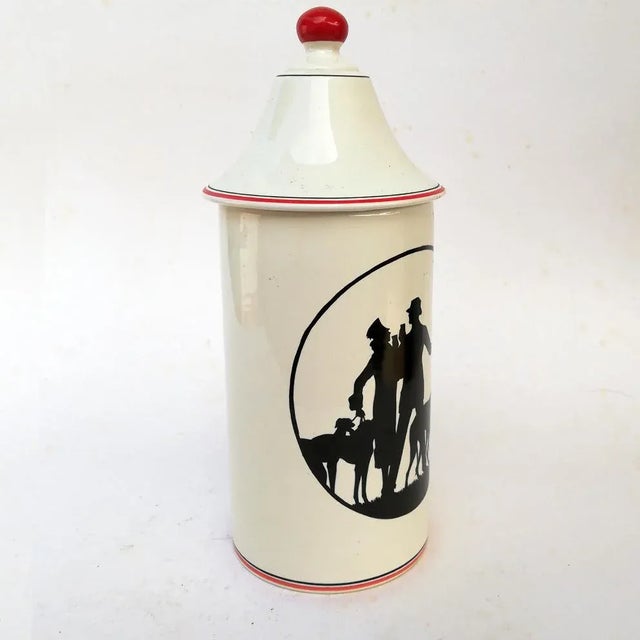 Lidded Container by Ugo Mochi for Cerartis Bontempo, 1980s, in Good conditions. Designed 1980 to 1989