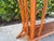 Vintage Palm Beach Handwoven Natural Rattan Console Table For Sale - Image 11 of 15