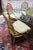 Set of 6 Vintage Bamboo Rattan Dining Chairs With Large Dining Table. For Sale - Image 4 of 4