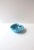 Sky Blue Italian Murano Blue and Gold Art Glass Bowl Alfredo Barbini, Ca Mid-20th Century For Sale - Image 8 of 11