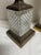 Hollywood Regency Vintage Regency Lamps Pressed Glass Urn Form Lamps-A Pair For Sale - Image 3 of 8