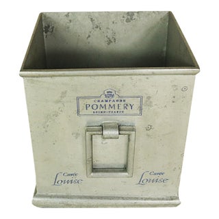 Mid 20th Century Pommery Champagne Cooling Bucket For Sale
