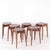 Vintage Japanese Stools, 1980s, Set of 6 For Sale - Image 16 of 16
