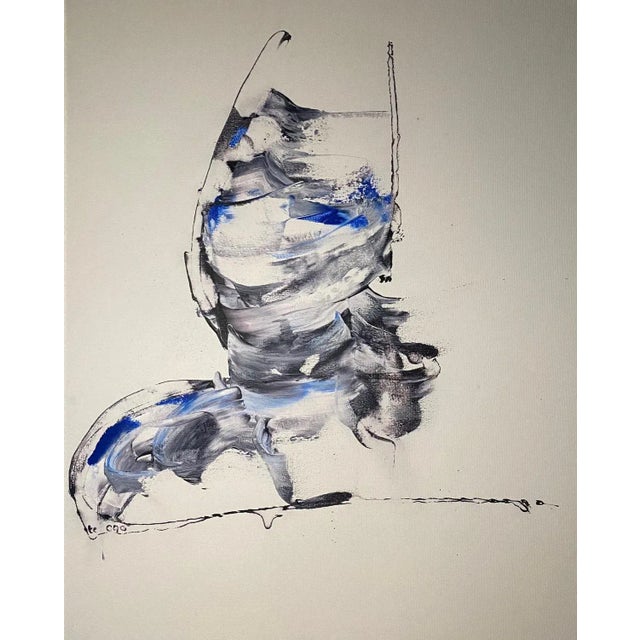 Stefano, Samuraï, Oil on Canvas, 2023 For Sale - Image 8 of 8