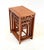 Chinese hardwood nest of tables Set is a quartetto - four tables of different sizes, great for drinks parties Intricately...