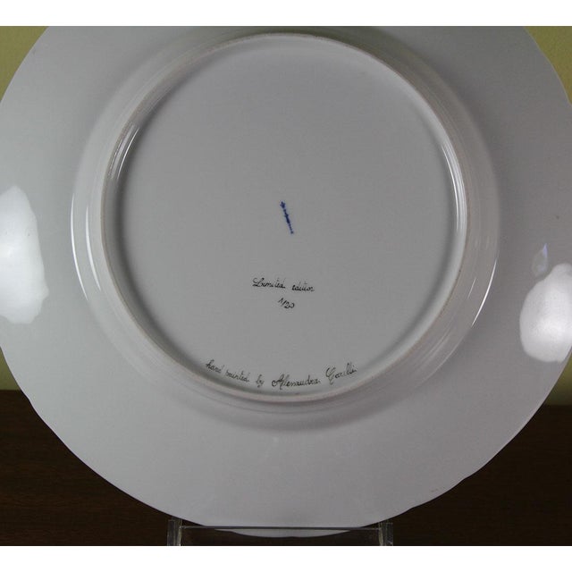 1990s Limited Edition 1/20 Hand-Painted 5-Piece Place-Setting After Watteau For Sale - Image 10 of 13