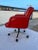 Mid-Century Modern Red Leather Executive Chair From Keilhauer For Sale In Denver - Image 6 of 13