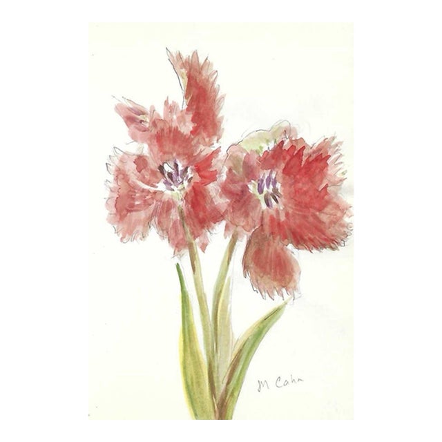 1970s Myriam Cahn Floral Still Life For Sale