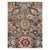 This early 20th-century Persian Bidjar small room-size carpet presents an intricate floral composition across a rich blue...