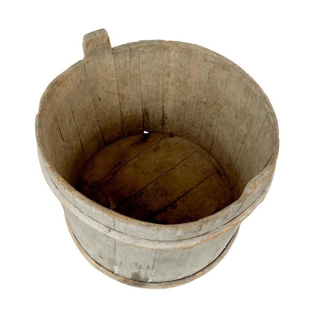 Mid 19th Century Large Antique Scandinavian Pine Storage Barrel, 1850 For Sale - Image 5 of 11