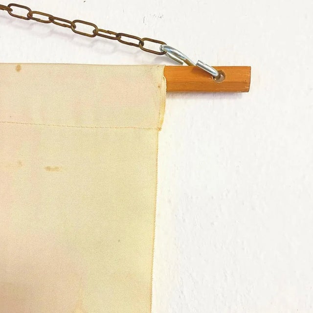 Wood Italian Wall Print on Fabric of Botticellis Venus attributed to Pino Tovaglia, 1969 For Sale - Image 7 of 13