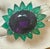 Purple 30 Ct Oval Amethyst & 25 Ct Emerald Large Cocktail Ring in Platinum, 32gm, Size6 For Sale - Image 8 of 18