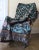 Arts & Crafts Arts and Crafts Style "Tree of Birds" in Espresso Jacquard Woven Throw Blanket For Sale - Image 3 of 12