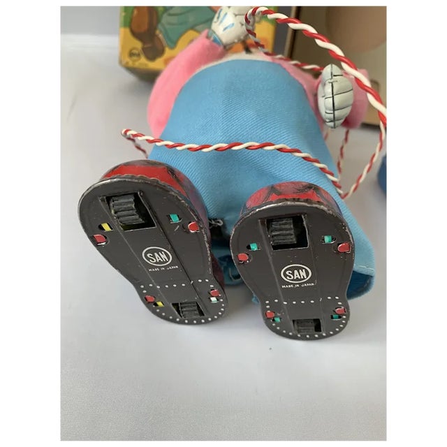 Blue Vintage Smoking Bunny Toy For Sale - Image 8 of 9