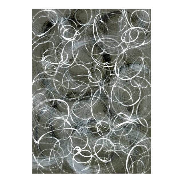 Minimalist Abstract Art Bubble Dance For Sale