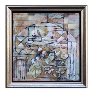 Grecian Garden - Figurative Abstract by Shawna Leach For Sale