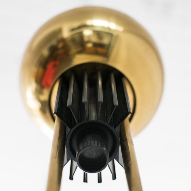 Vintage Gold Floor Lamp, 1980s For Sale - Image 9 of 13