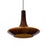 Large Amber Murano Glass Pendant Light by Peill & Putzler, Germany, 1970s For Sale - Image 10 of 10
