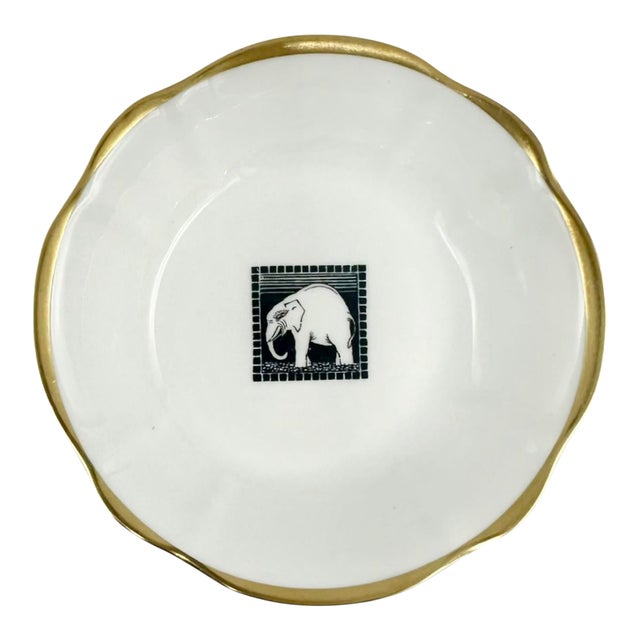 Vintage White Elephant Hotel Nantucket Catchall Dish For Sale