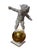 Beautiful Vintage Hutschenreuther Porcelain "Putto on a Golden Sphere" Figurine Designed by Master Sculptor Karl Tutter...