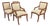 Set of 4 Sally Sorkin Lewis for J. Robert Scott Mahogany Dining Chairs For Sale
