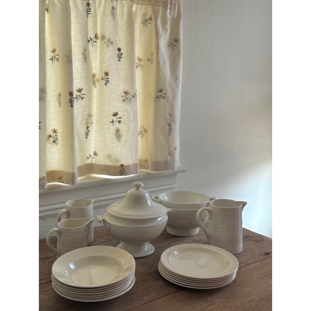 White Antique Belgian Creamware Set - 15 Piece For Sale - Image 8 of 13