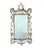 Chinese Chippendale Style Whitewashed Wall Mirror, Hand-Carved Wood For Sale - Image 9 of 9