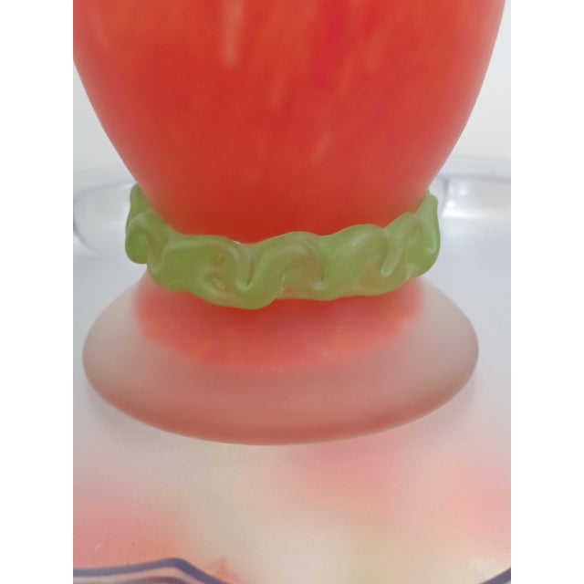 Large Pâte de Verre Vase, France, 1960s For Sale - Image 4 of 6