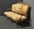 French Antique French Louis XV Walnut Gold Tapestry Settee Canape "Country Setting" For Sale - Image 3 of 13