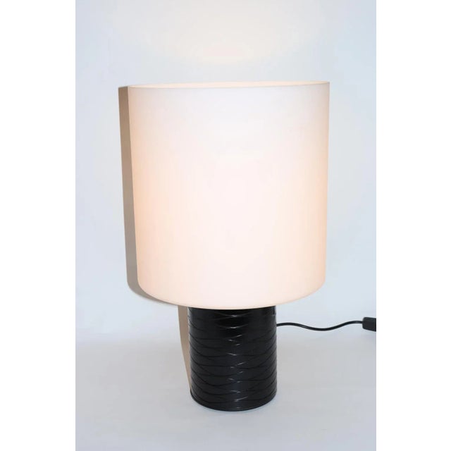 Glass Mid-Century Modern Murano Glass Table Lamp For Sale - Image 7 of 12