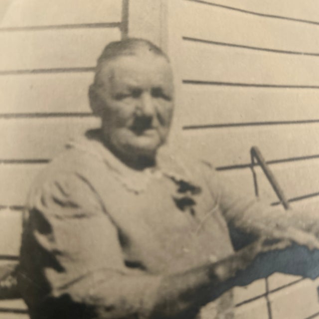 Original photograph depicting an American pastime of making butter; great farmhouse or cottage core decor; measures...