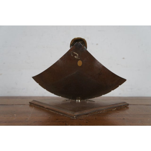 Vintage Souvenir Roman Sun Dial 200 Ad Fan Shaped Lions Head Made in Italy For Sale - Image 4 of 12