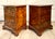 Pair of Mid-Century Georgian Revival Burr Walnut Bachelor's Chests Nightstands For Sale - Image 14 of 18