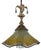 Antique Murano and LaChaussee Art Glass Shades Ormolu Metal Pendant Light For Sale - Image 14 of 18