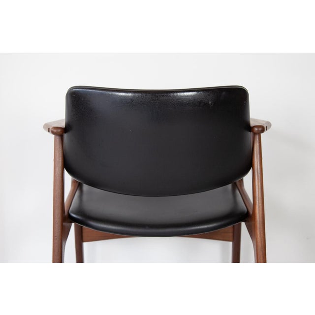 Black Lene Armchair by Arne Vodder, 1960s For Sale - Image 8 of 9