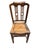 This beautiful English Hepplewhite side dining chair, expertly crafted from solid walnut. Showcases the curves and refined...