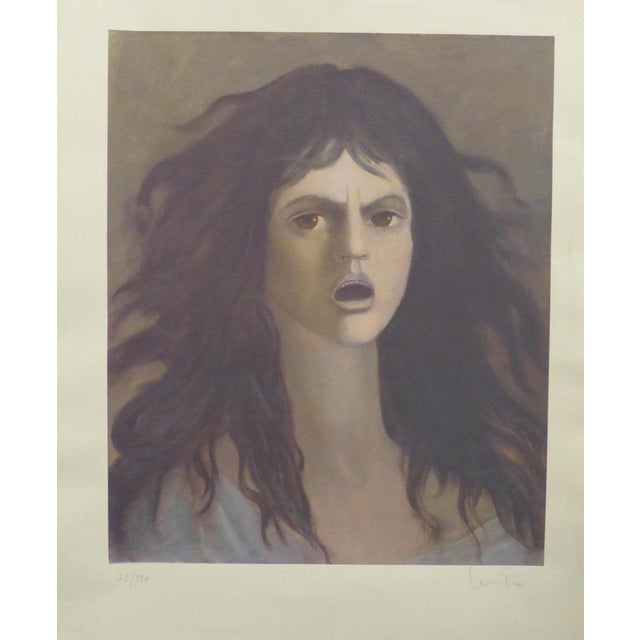 Léonor Fini (1908-1996) Angry woman, 1983 Silkscreen Signed and justified in pencil by the artist Edition of 297 copies....