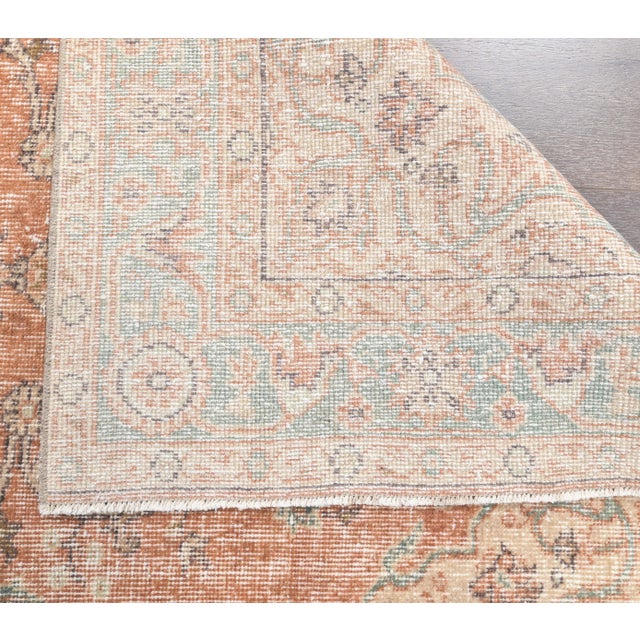 1970s Turkish Handmade Wool Kilim Rug For Sale - Image 6 of 7