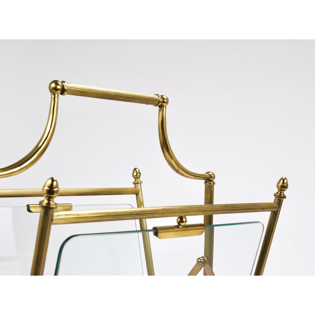 Hollywood Regency Neoclassical Magazine Rack from Maison Jansen, France, 1950s For Sale - Image 3 of 18