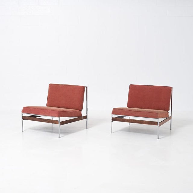 Vintage Lounge Chairs by A. Vandenbussche, 1960s, Set of 2 For Sale - Image 3 of 18