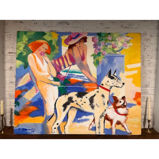 Paint Original Vladimir Umansky (B. 1948) Fine Art Painting – Dated 1997 For Sale - Image 7 of 11