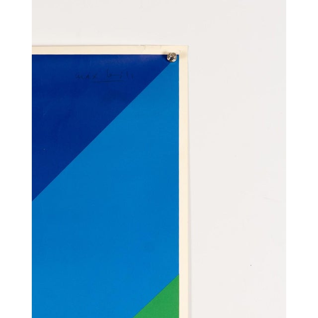 Paper Original Olympic Poster by Max Bill, 1971 For Sale - Image 7 of 9