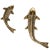Modern Fish Wall Décor in Gold Antique - 9 Pieces For Sale - Image 3 of 5