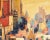 Mid-Century Modern Sandro Von Lorsch Oil on Board Cityscape Painting For Sale - Image 3 of 9